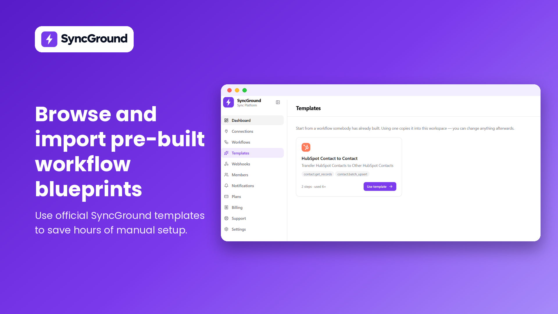Ready-made workflow templates